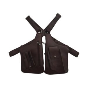 Anti-Theft PU Leather Underarm Bag - Crossbody Chest Sling Bag with Hidden Pocket & Adjustable Strap
