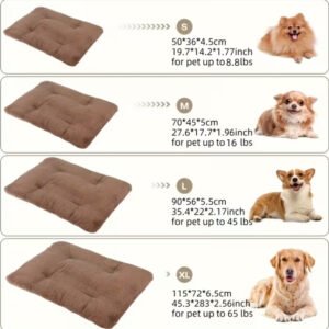 Energy-Free Pet Warmer Pad - Thick Thermal Mat for Dog Houses & Cat Beds, Lavable Non-Slip Heating Mat for All Seasons Use