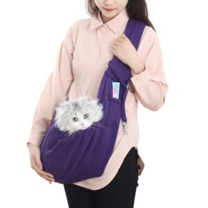 Portable Pet Carrier Bag for Small Dogs & Cats up to 7.5kg - Lightweight Shoulder Bag for Travel, Hiking, and Outdoor Use
