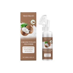 West&Month Coconut Foam Cleanser Gentle Pore Cleanser Refreshing Moist Cleanser